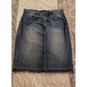 modest jean skirt